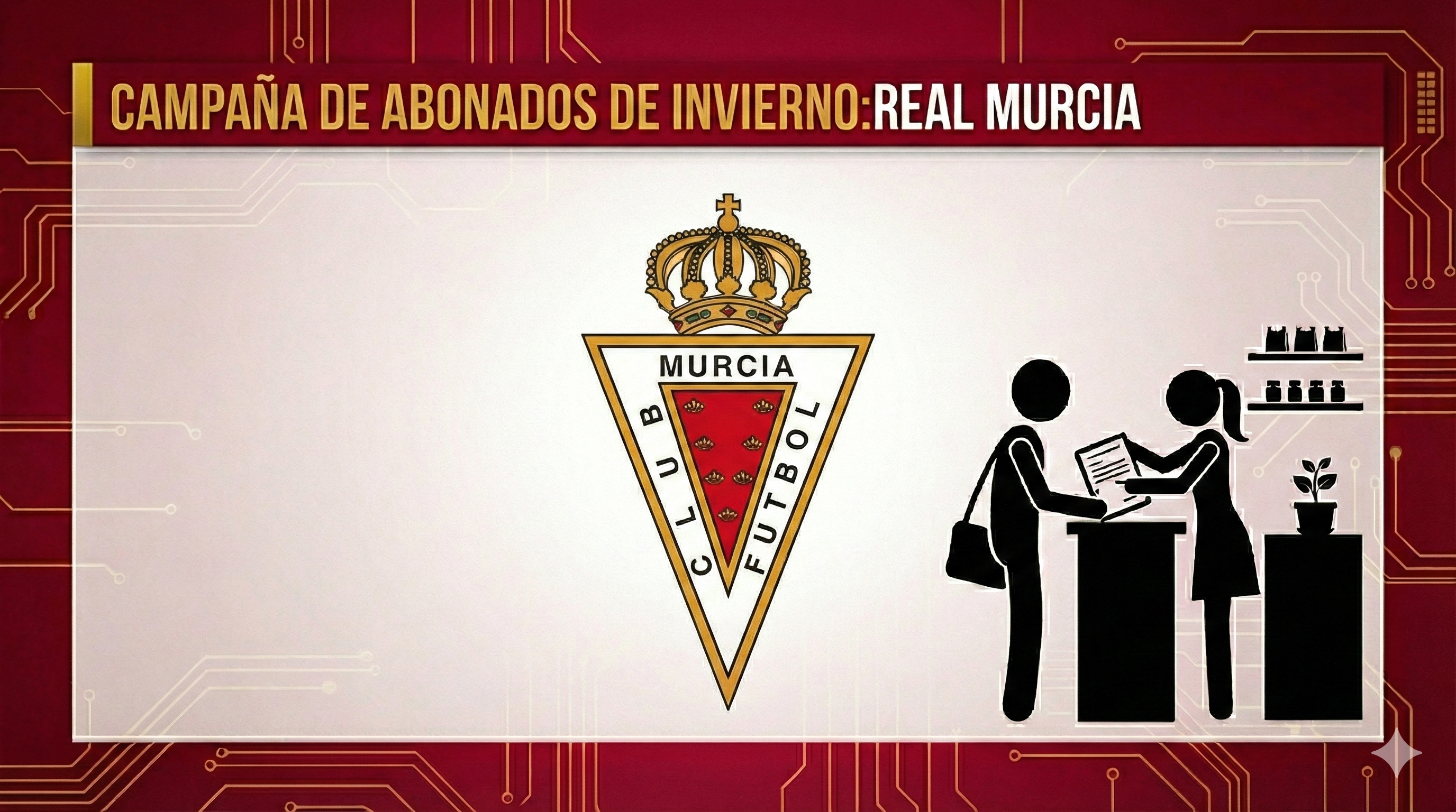 Campaña de abonados del Real Murcia para la segunda vuelta
